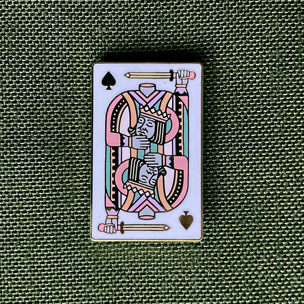 Suic*de King enamel pin